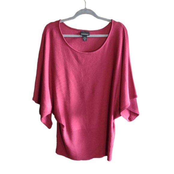 Lane Bryant Burgandy Knit Kimono Sleeve Sweater Size 14/16 LAST CHANCE - Picture 1 of 6